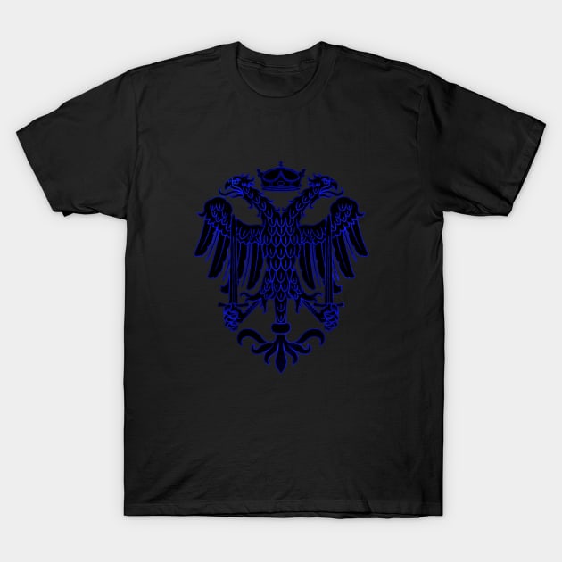 Komnenos dynasty - Neon Blue (1) T-Shirt by iaredios